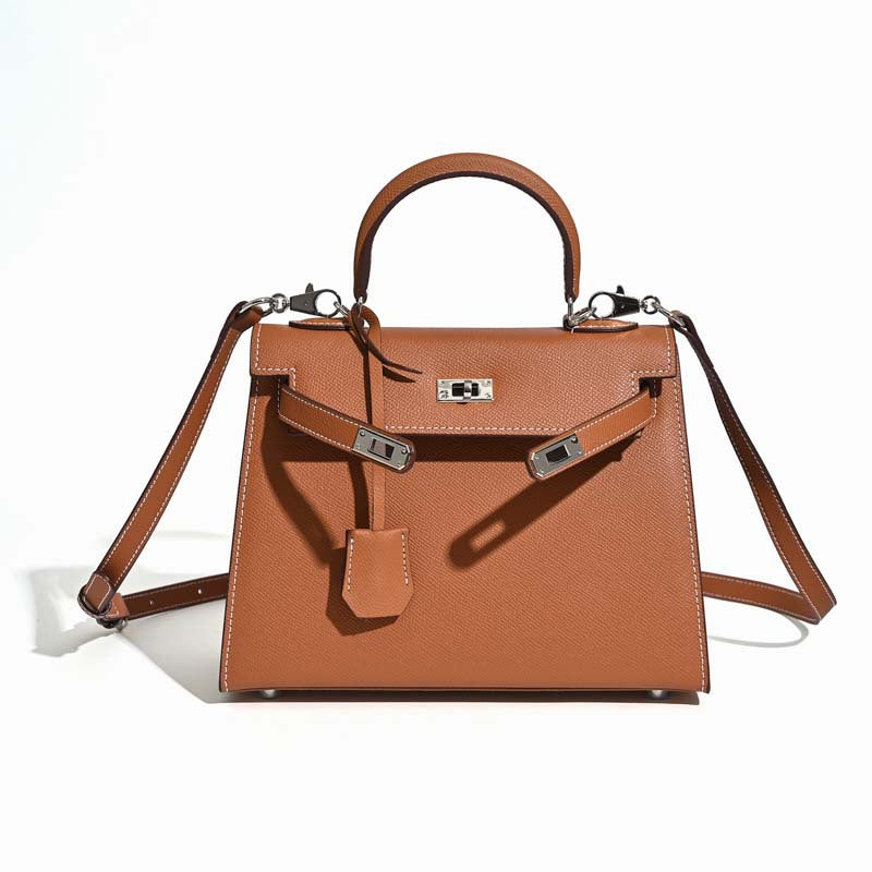 Women's Generation Kelly Palm Print Cowhide High-grade Bags