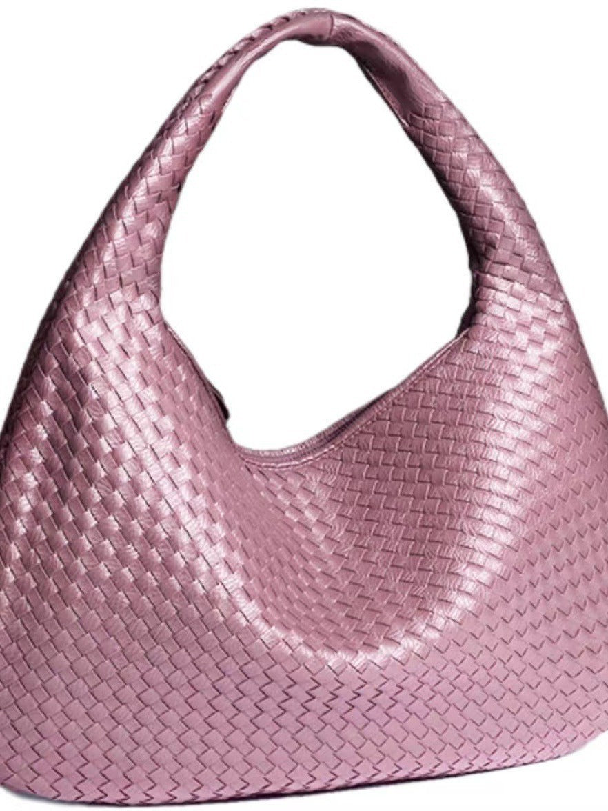 Women's Crescent Hand-woven Portable Dumpling Fashion Style Women's Handbag