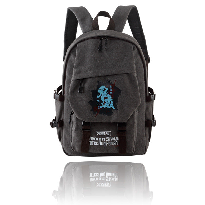 Beautiful Men's Canvas Simple Korean Style Leisure Backpack