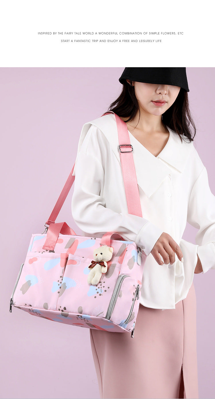 Korean Style Large Capacity Mommy Dry Wet Tote Bag