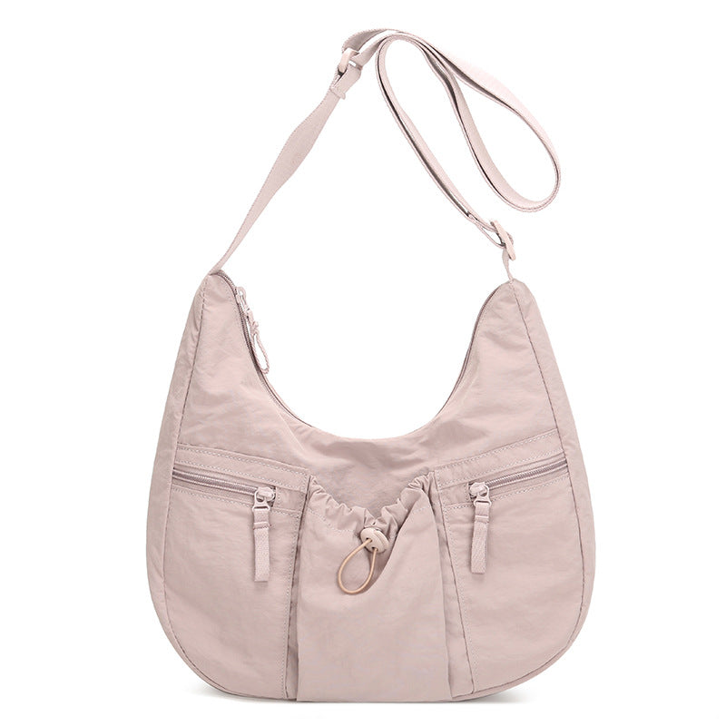 Women's Korean Fashion Simple Lightweight Large Capacity Drawstring Bags