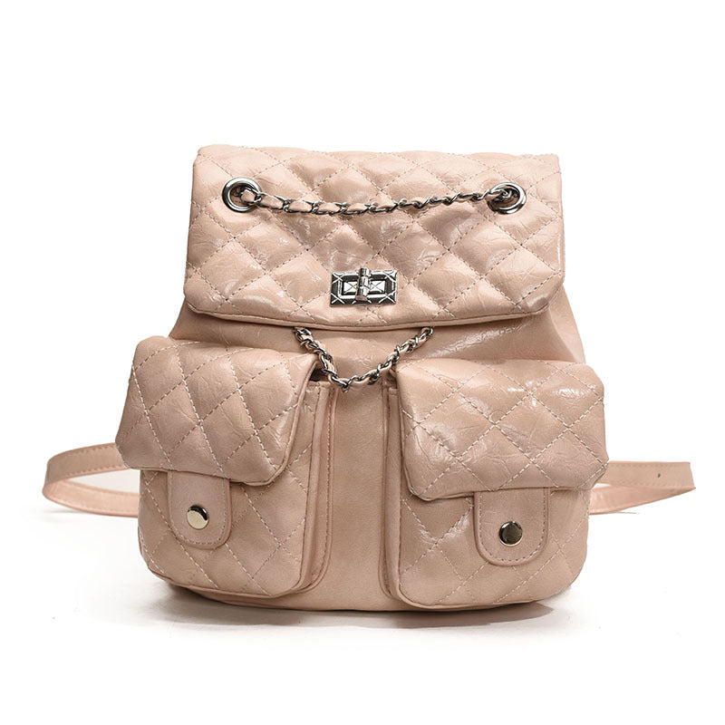 Women's Chic Rhombus Chain Temperament Wild High-grade Women's Shoulder Bag