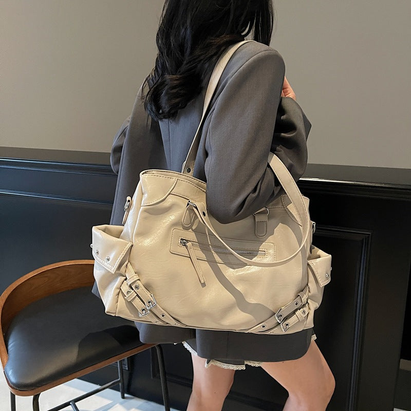 Women's Retro Large Capacity Summer Versatile Korean Style Women's Shoulder Bag