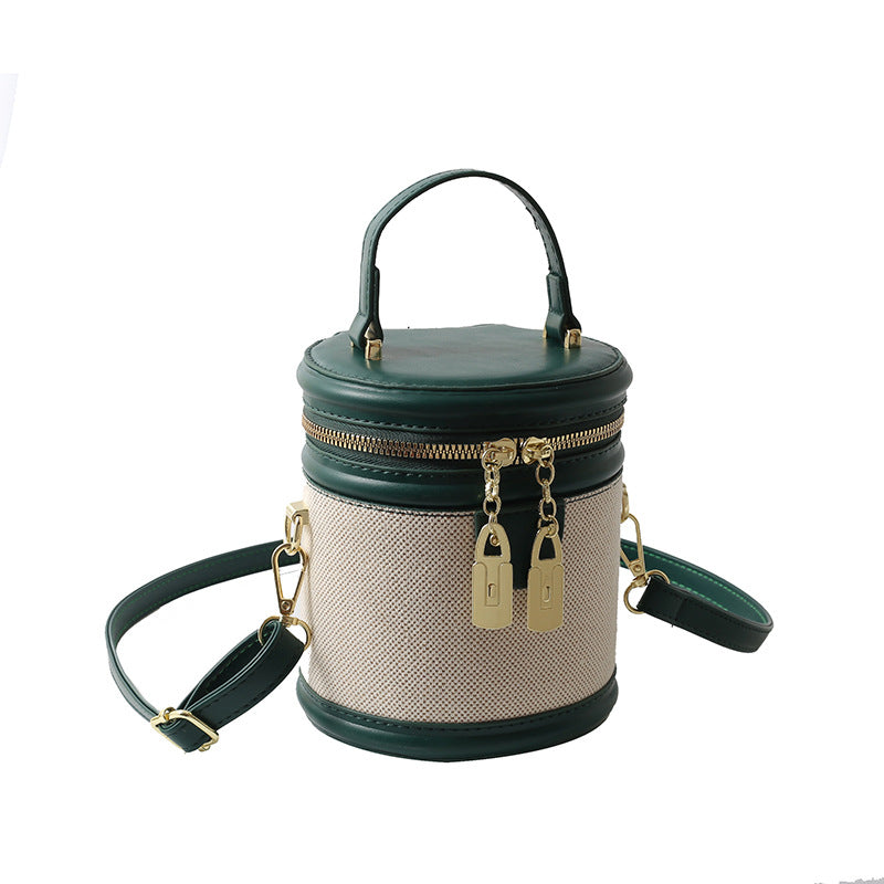 Fashionable Stitching Trendy Fashion Color Contrast Handbags