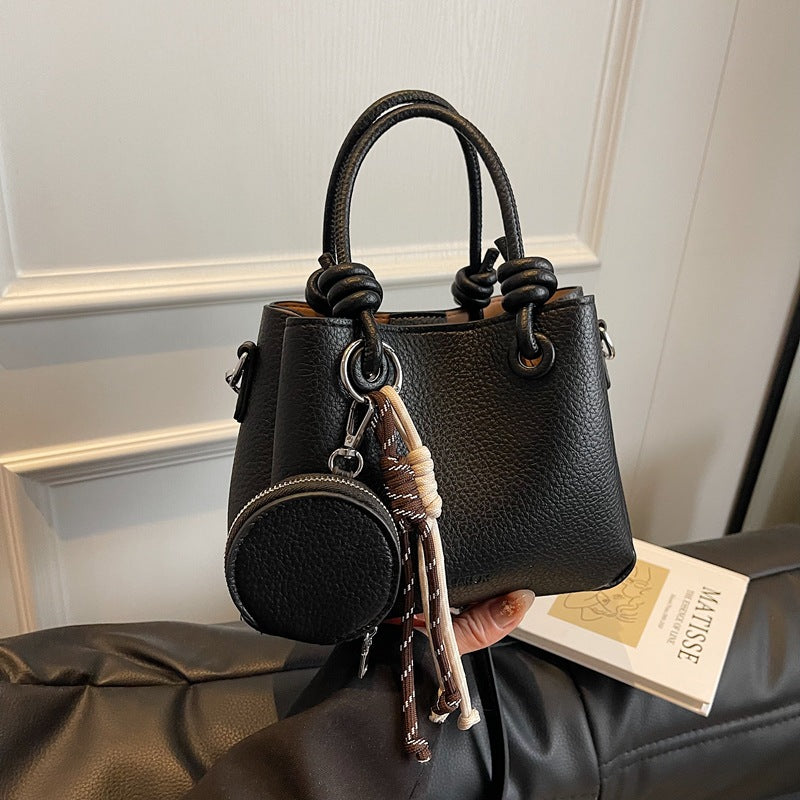 Versatile Spring Leisure Korean Style Fashionable High-grade Bucket Bag