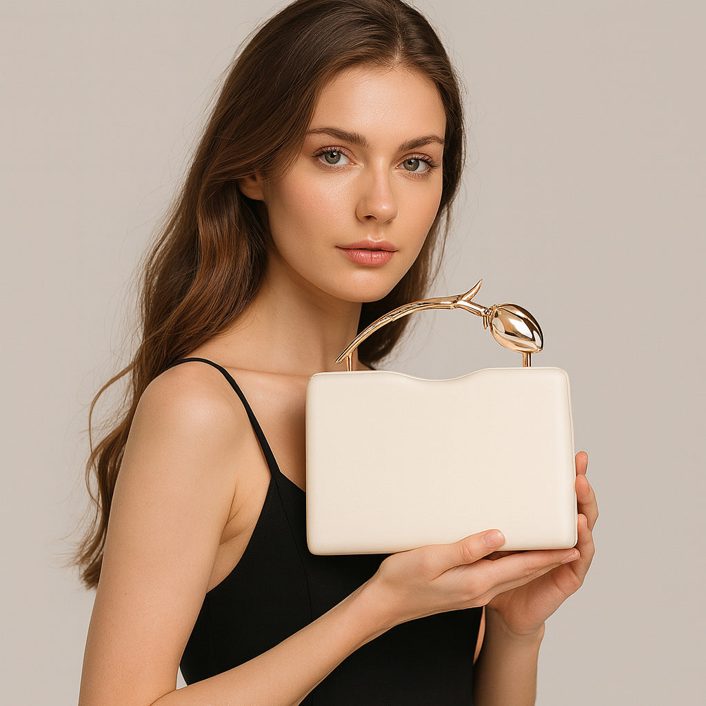 Clutch Rose Shape Valentine's Day Gift Women's Messenger Bag