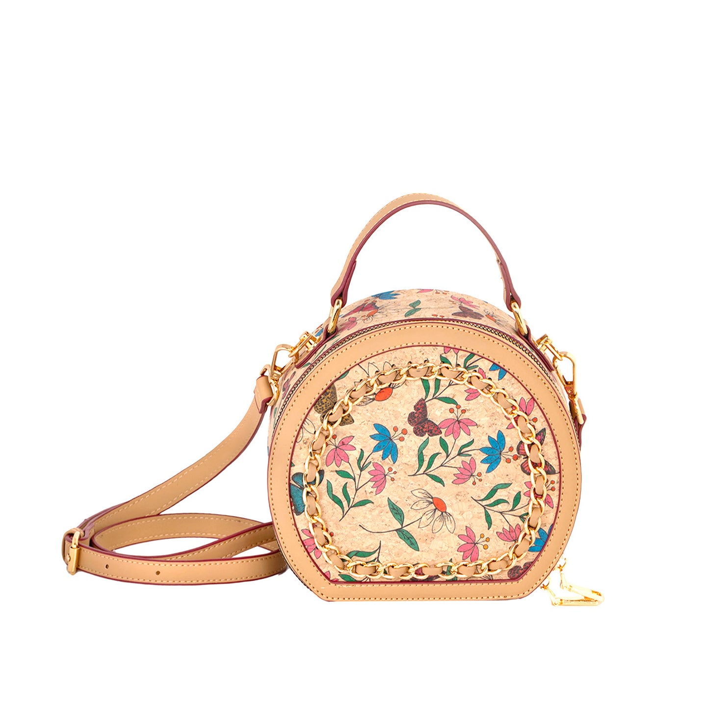 Women's Outside Cork Tree Leather Fashion Popular Bags