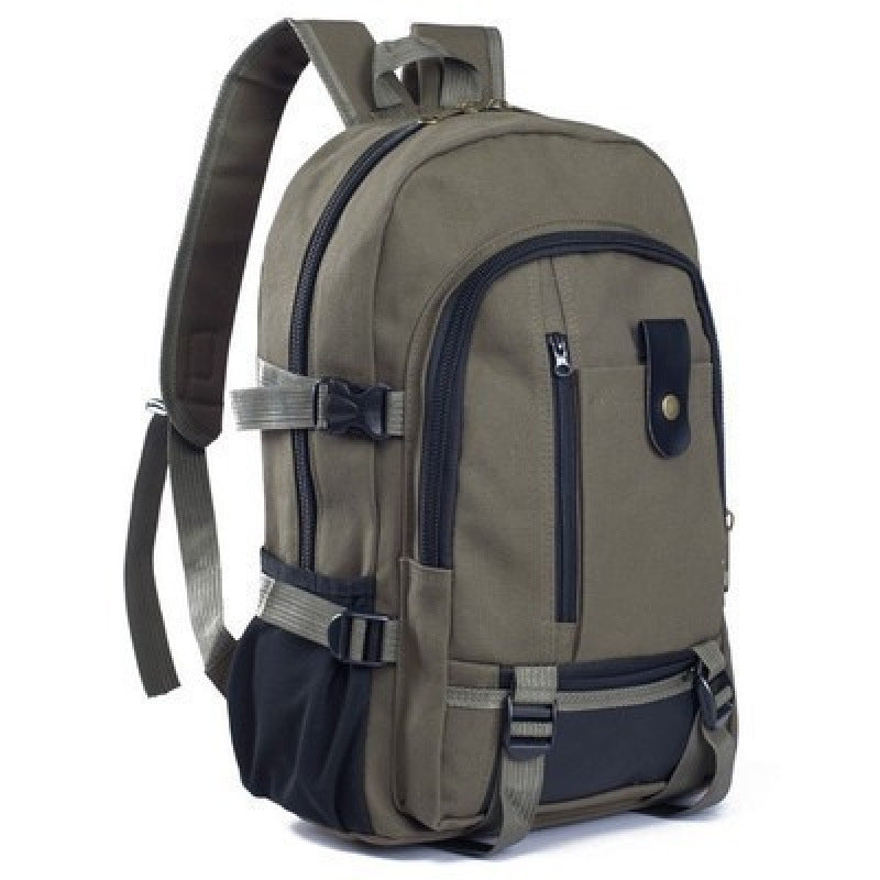 Men's Site Tools Canvas Labor Protection Repair Woodworking Leisure Backpack