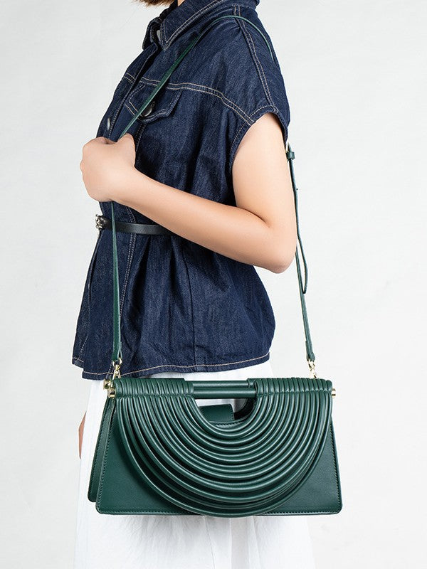 Women's Woven Clutch Fashion Personality Trend High-grade Small Square Bags