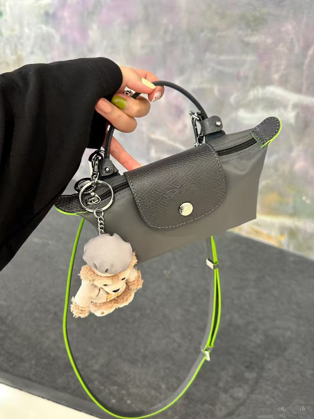 Women's French Nylon Dumpling Mini Single Bags