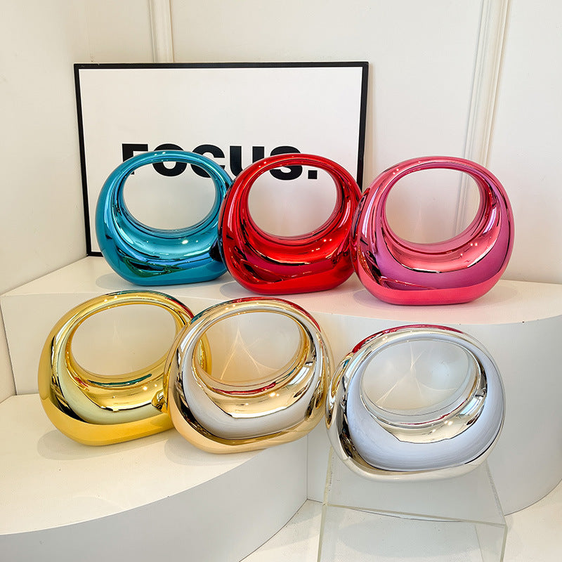 Women's Dinner Clutch Acrylic Fashion Moon Women's Handbag