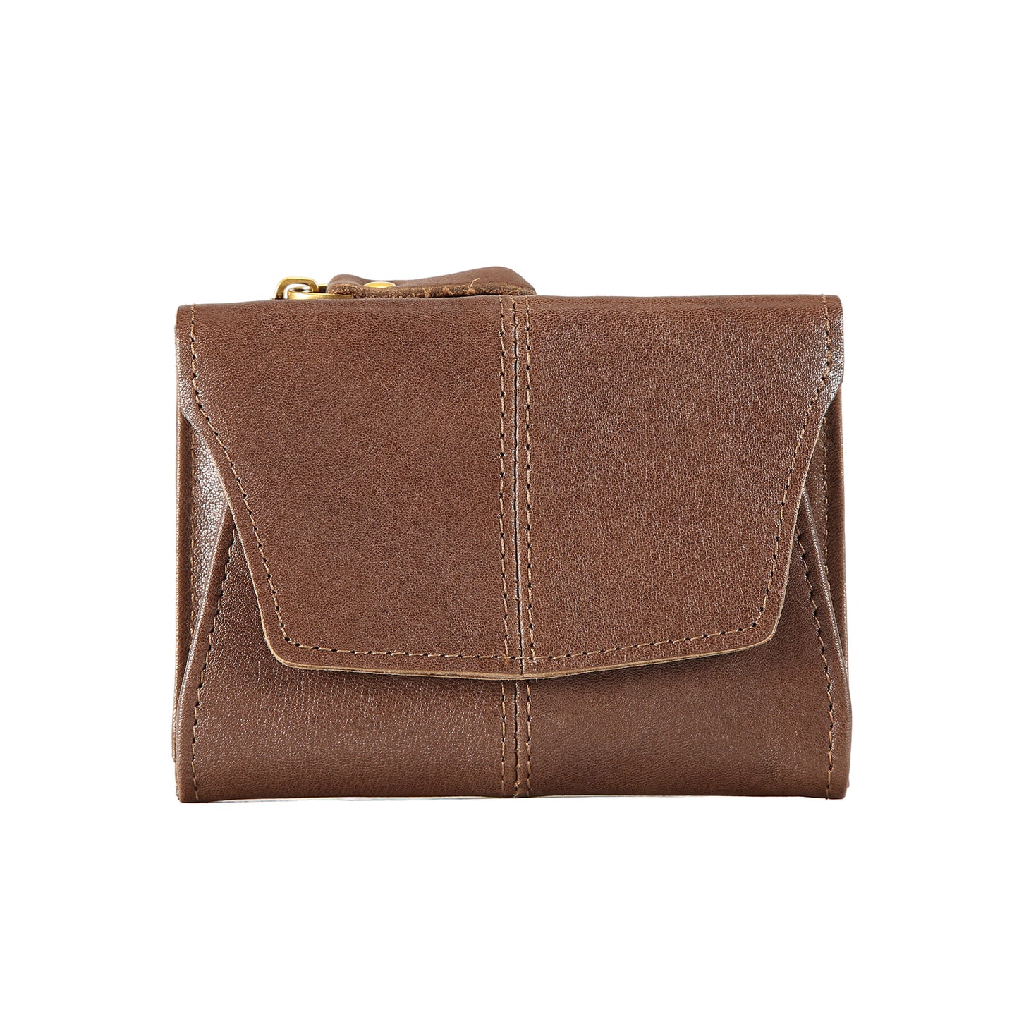 Women's & Men's Portable First Layer Cowhide Mini Clutch Card Holder