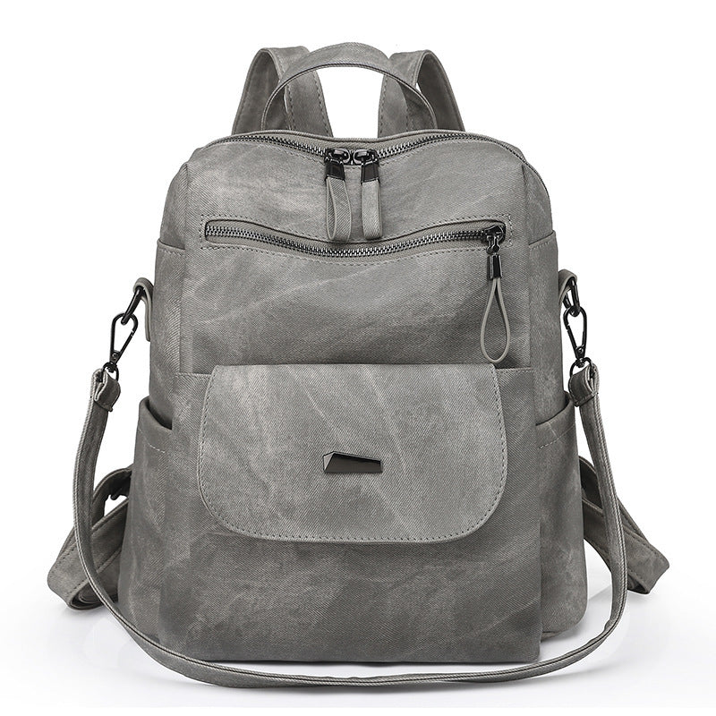 Elegant Women's Korean Large Capacity Lady's Women's Backpack