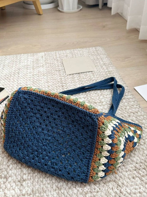 Gao Grandma Ge Straw Summer Graphy Women's Shoulder Bag