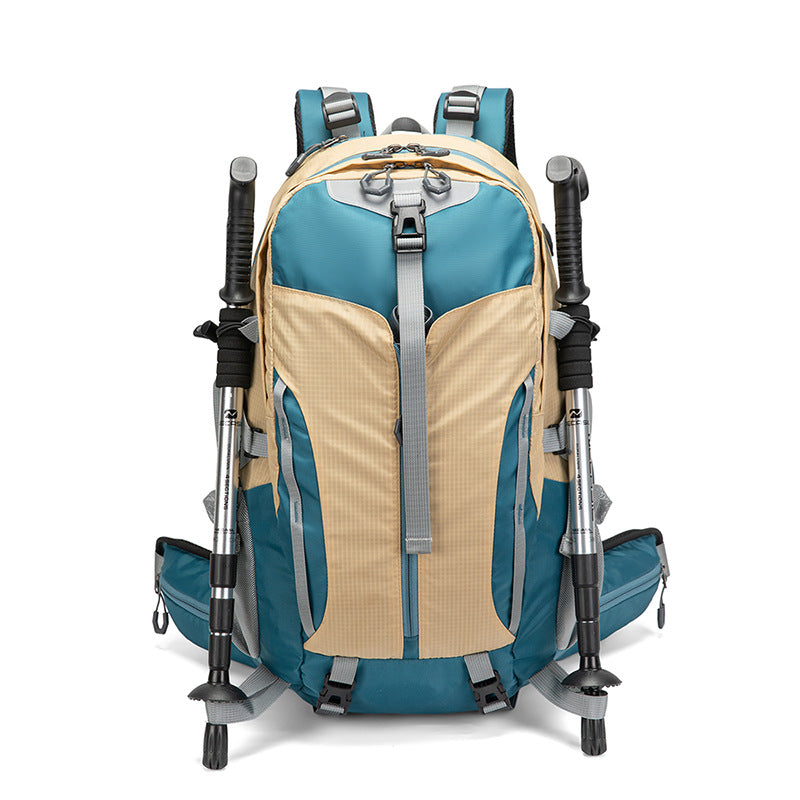 Women's & Men's Color Matching Versatile Lightweight Large Capacity Leisure Backpack