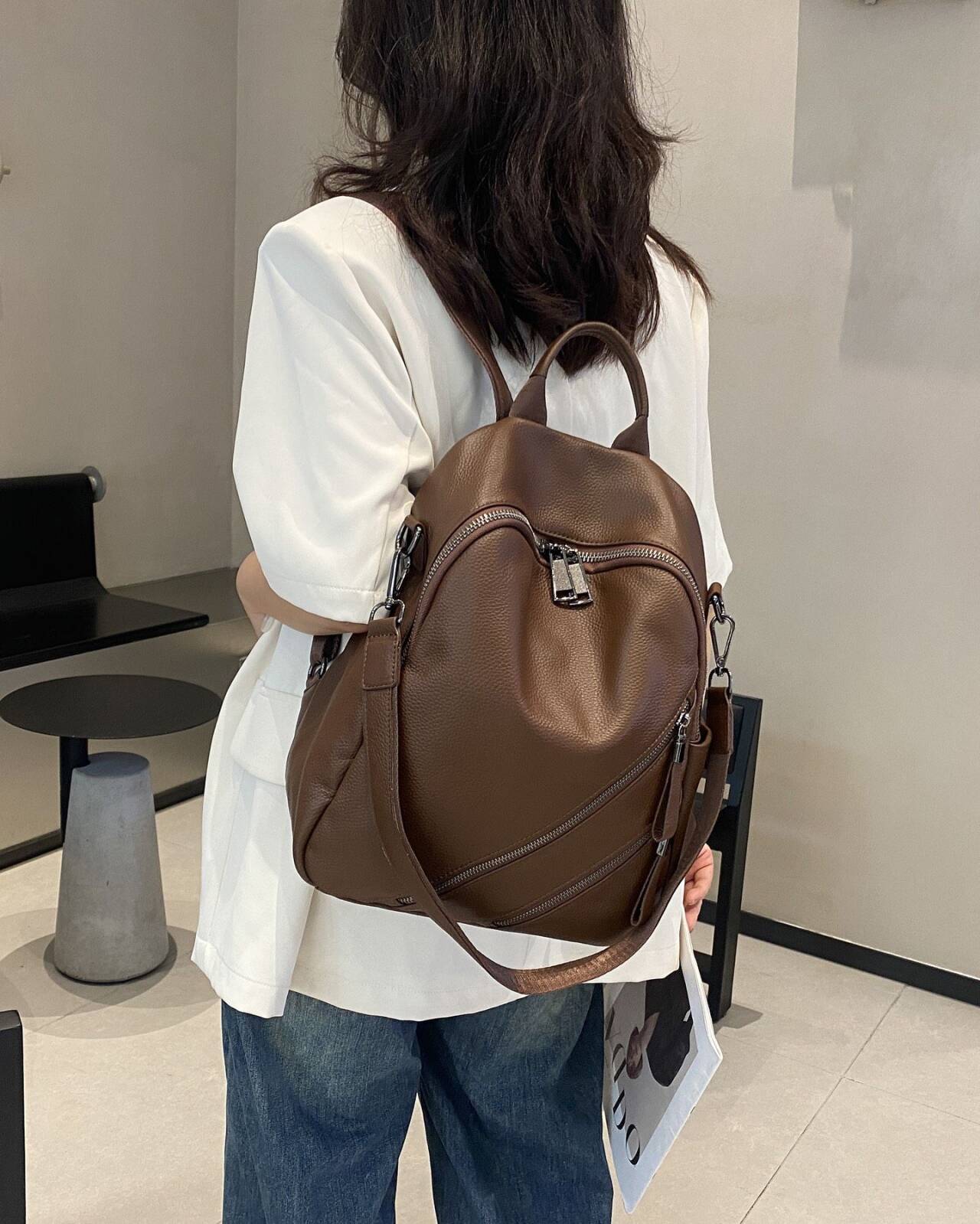 Women's Lightweight Mini Design Soft Leather For Bags