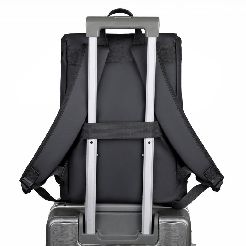 Men's Printed Business Computer Waterproof Large Capacity Backpacks