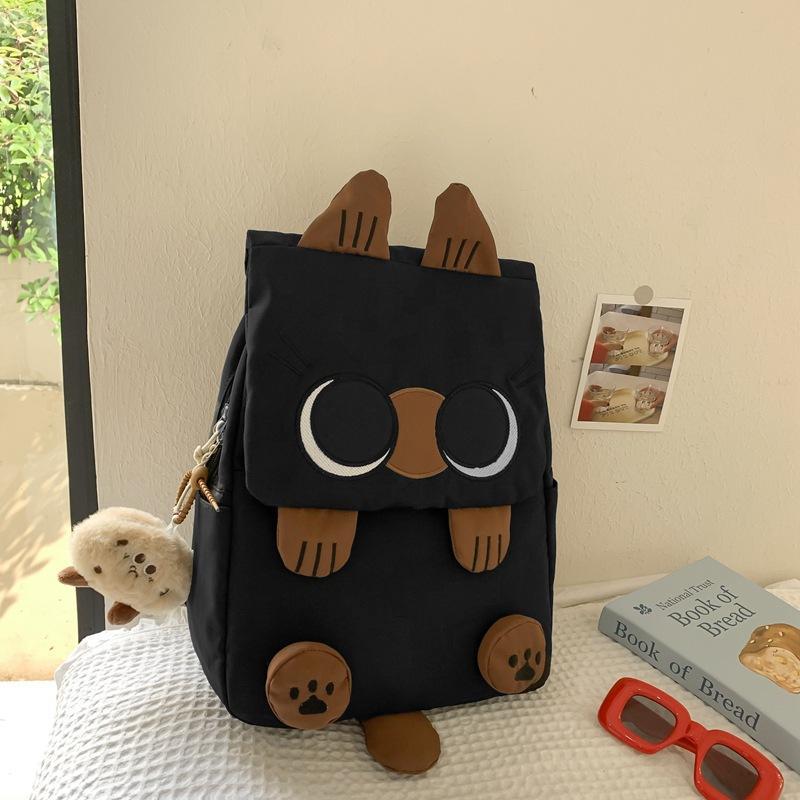 Cartoon Siamese Kitten Female Junior High Backpacks