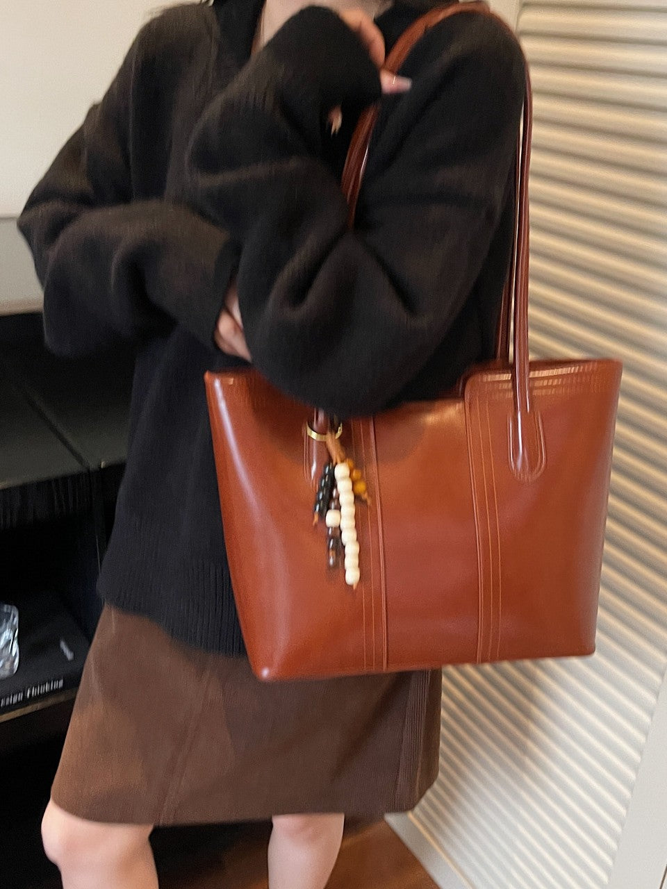 Beautiful Slouchy Women's High-grade Fashion Commuter Women's Messenger Bag