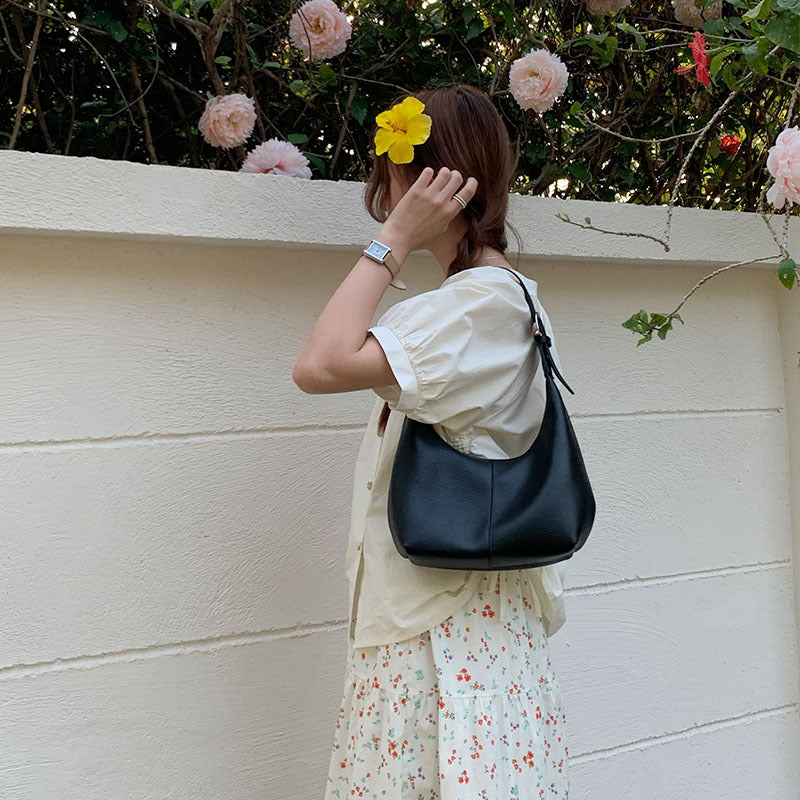 Women's Fashion Korean Style Dumpling Retro Portable Underarm Bag