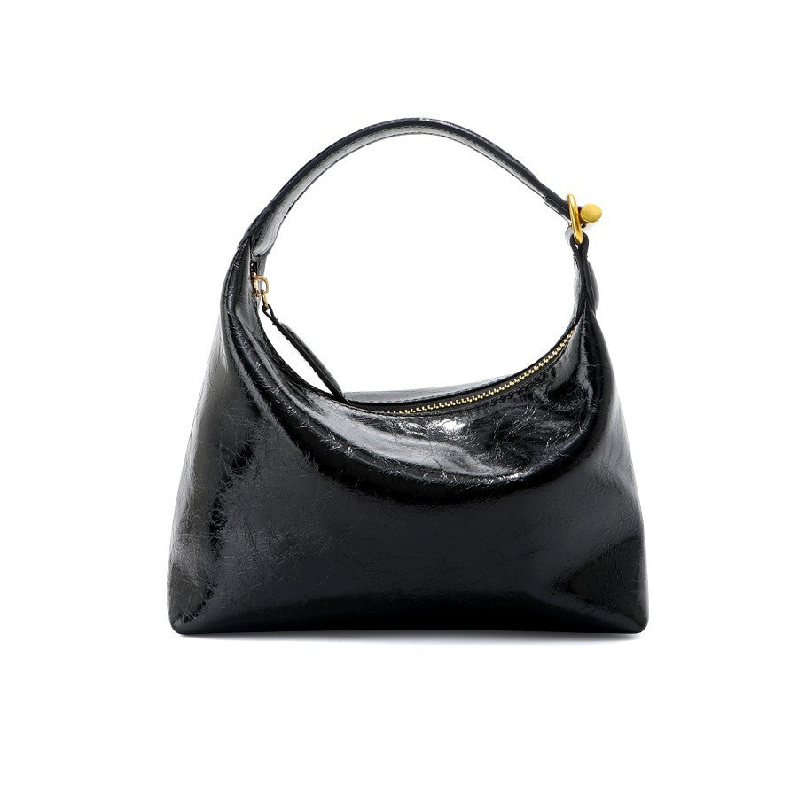 Minority Fashion Early Spring Cowhide Underarm Portable Women's Handbag