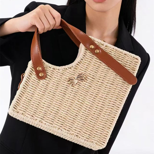 Summer Seaside Clutch Straw Shell-shaped Bohemian Bags