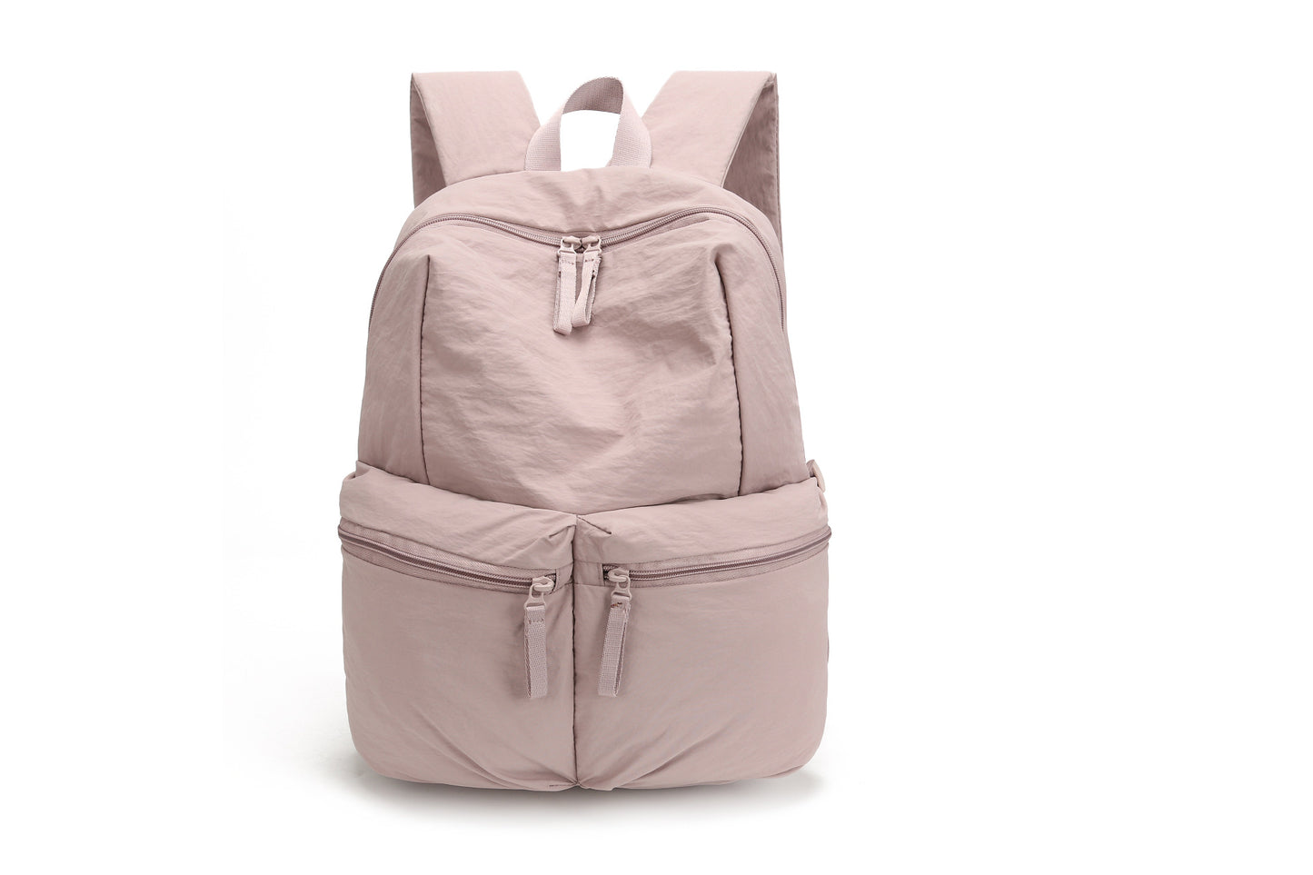 Trendy Simple Washed Veet Commuter Neutral Leisure Backpack