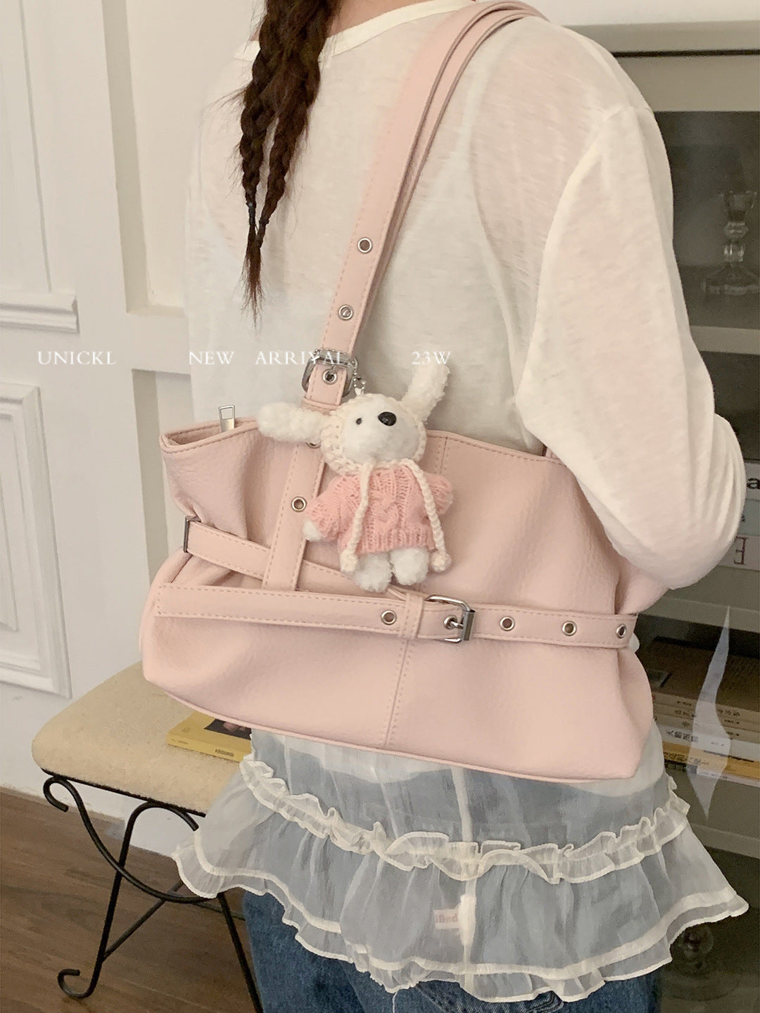 Fashion Women's Korean Underarm Commuter Simple Tote Bag