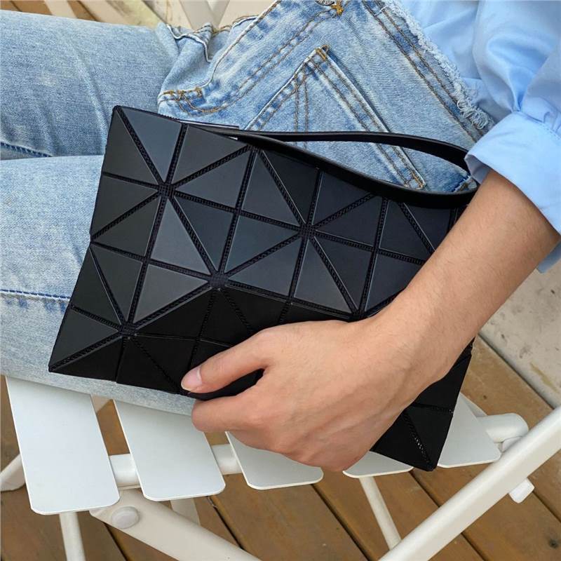 Geometric Rhombus Dinner Clutch Mobile Envelope Simple Women's Shoulder Bag