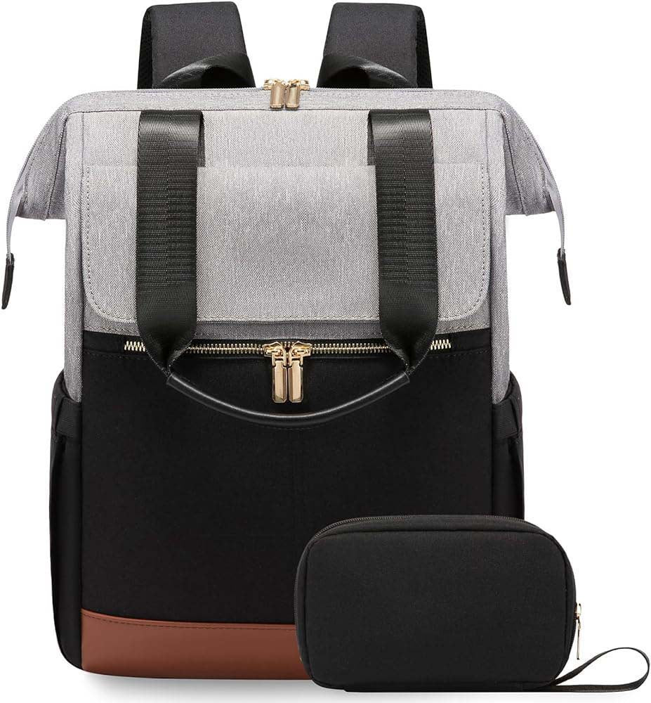 Simple Large Capacity Contrast Color Commuter Leisure Backpack