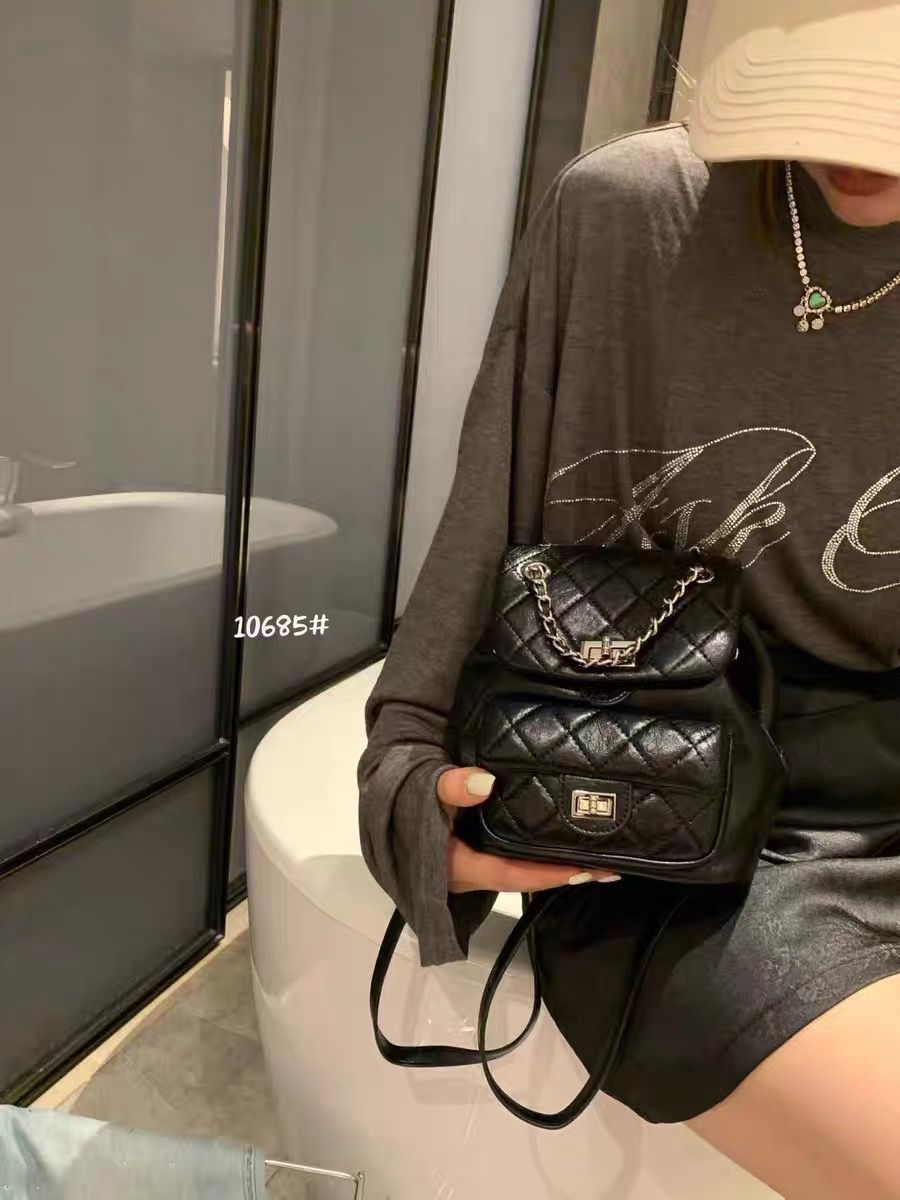 Women's Today Popular Texture Rhombus Chain Fashion High Bags
