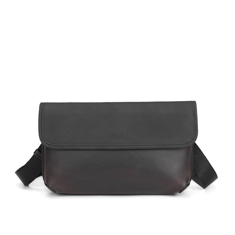 Men's Trendy Leather Retro Crazy Horse Simple Backpacks