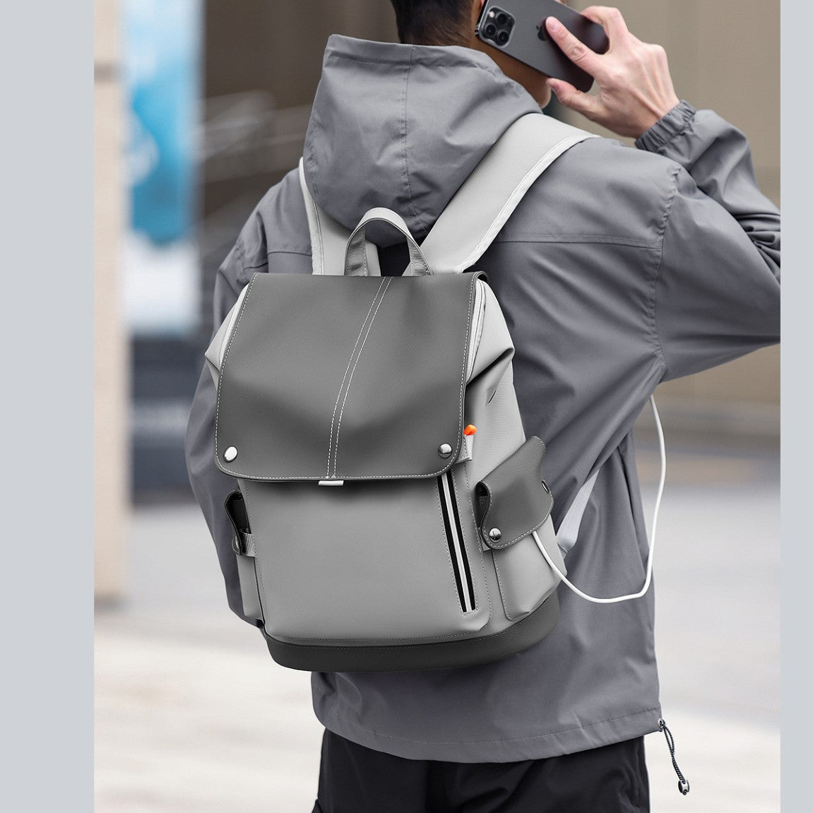 Men's Commuter Large Capacity Business College Leisure Backpack