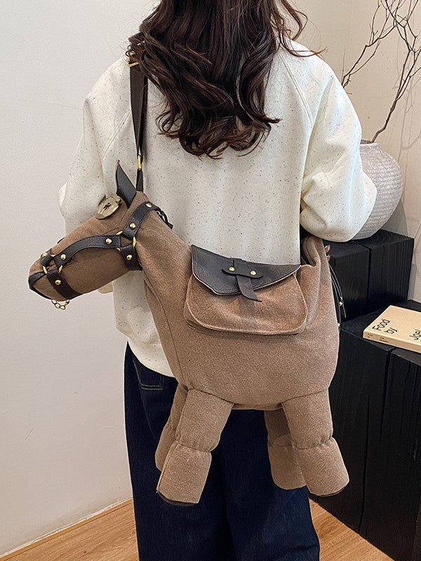 Spring Limited Pony Personality Fashion Cartoon Women's Messenger Bag