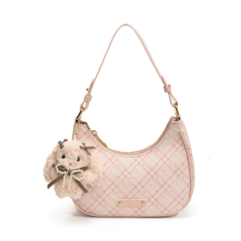 Crescent Female Commuter Portable Underarm Moon Feeling Women's Shoulder Bag
