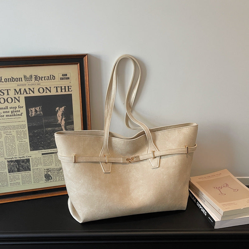 Women's High-grade Large Capacity Fashion Commuter Tote Bag