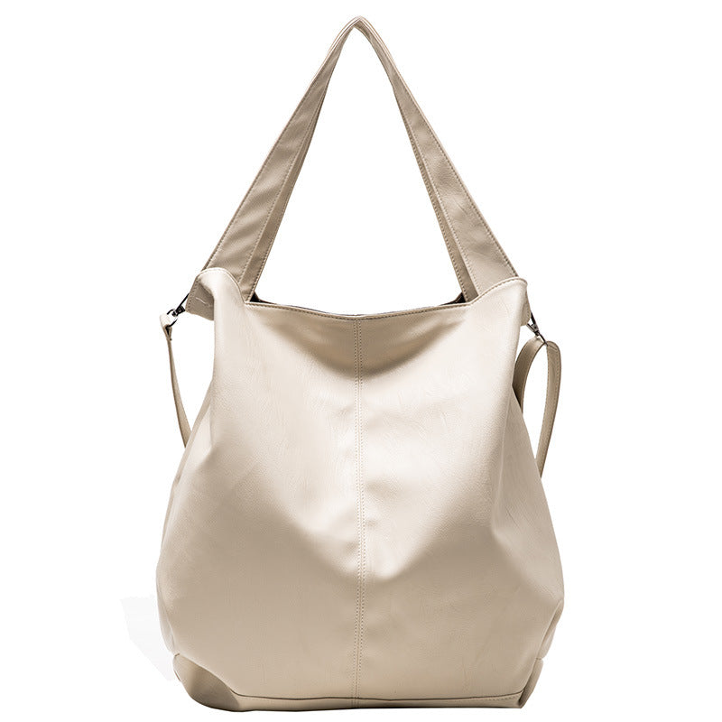Durable Women's Korean Retro Hand-held Large Bags