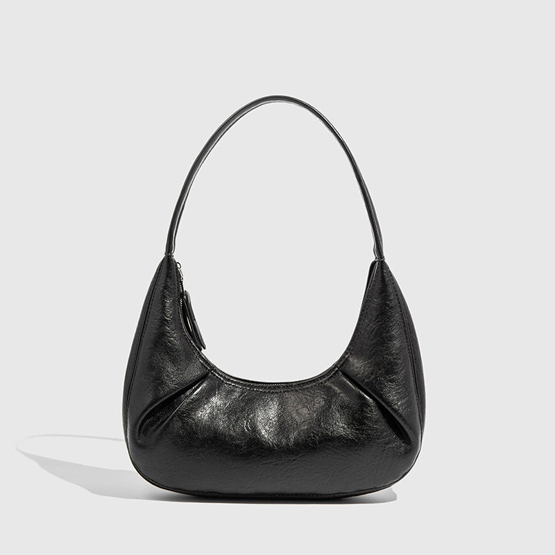 Women's Z Height Premium Black Light Luxury Oval Popular Bags