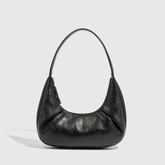 Women's Z Height Premium Black Light Luxury Oval Popular Bags
