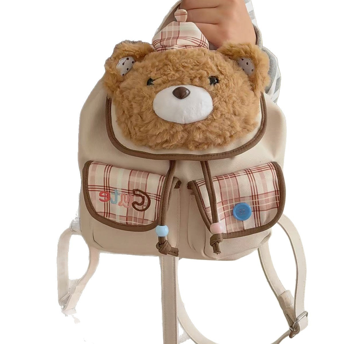 Korean Cartoon Cute Doll Large Capacity For Backpacks