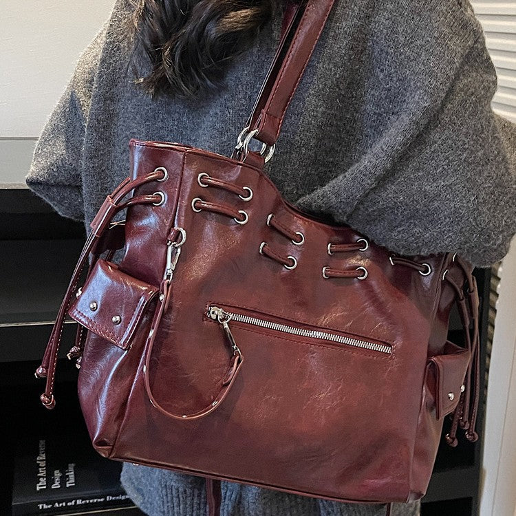 Women's Large Capacity High-grade Retro Easy Matching Bags