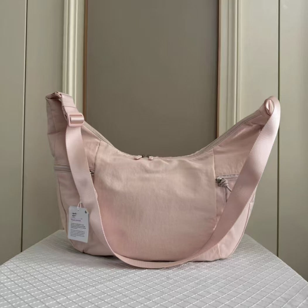 Croissant Underarm Large Capacity Nylon Dumpling Bags