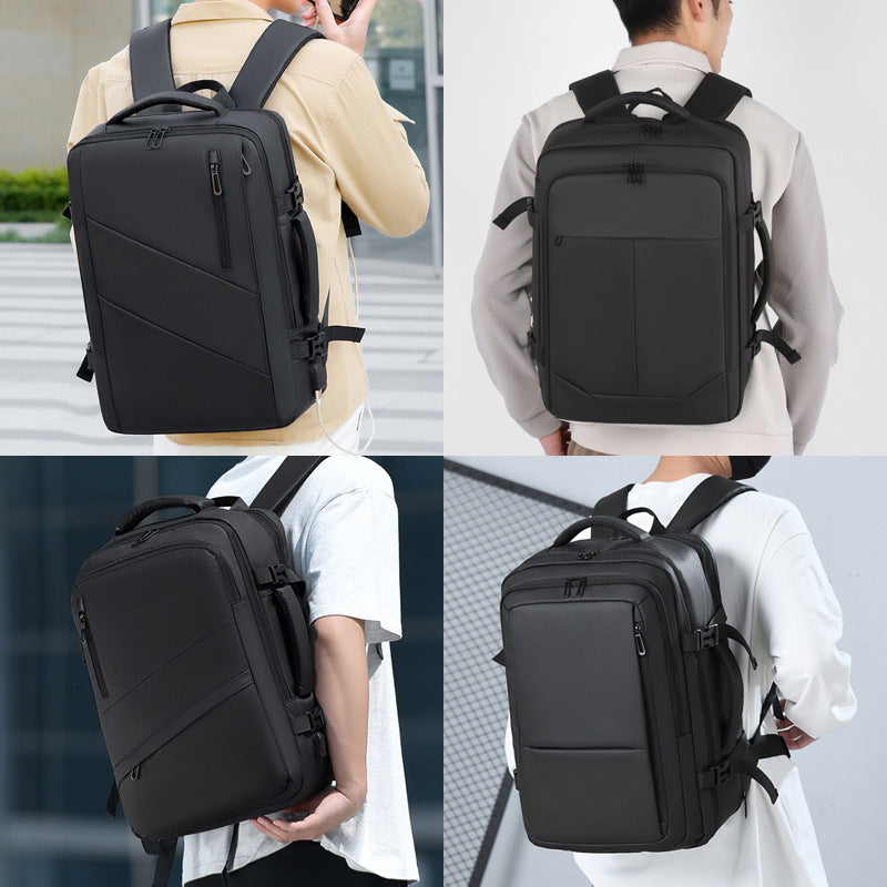 Men's Fashion Commuter Multifunctional Computer Leisure Large Business Backpack