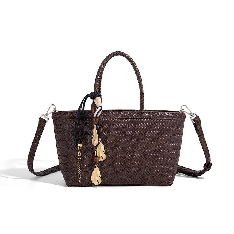 Charming Women's High-grade Knitting Fashionable Commuter Bags