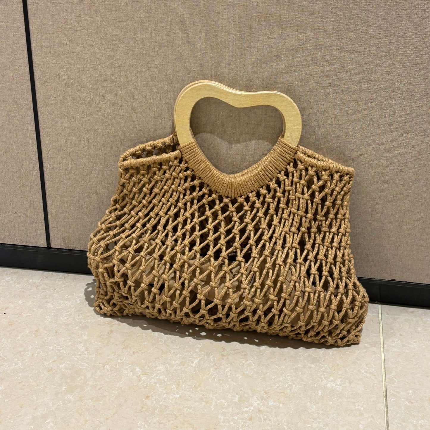 Minority Straw Hollow Woven Summer Vacation Women's Shoulder Bag