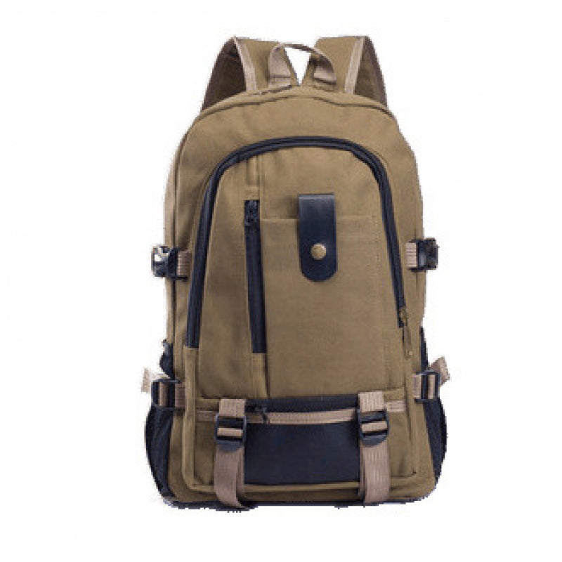 Men's Site Tools Canvas Labor Protection Repair Woodworking Leisure Backpack
