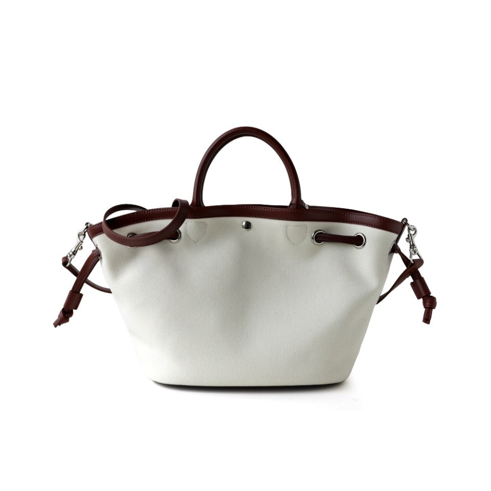 Women's Design High Texture Minimalist Klein Blue Canvas Vegetable Handbags