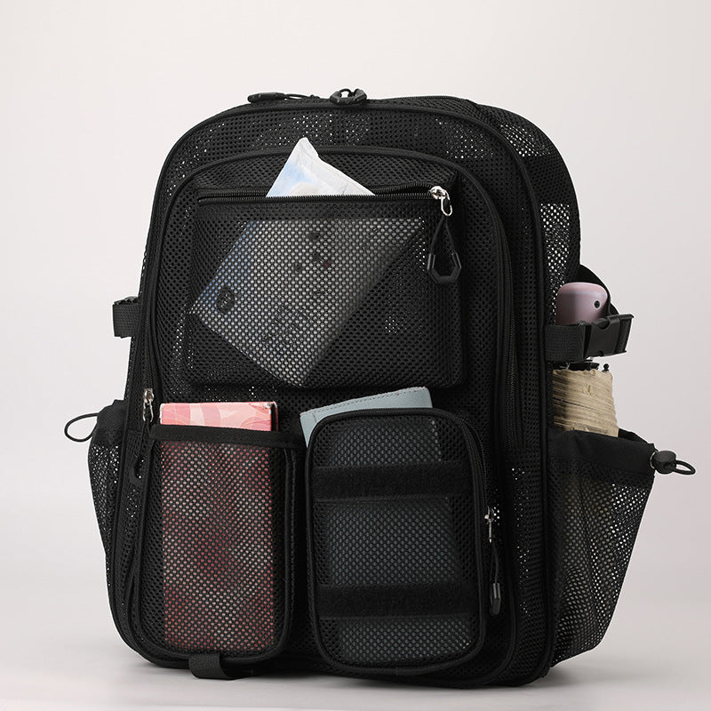 Hollow Large Capacity Mesh Computer Beach Bags