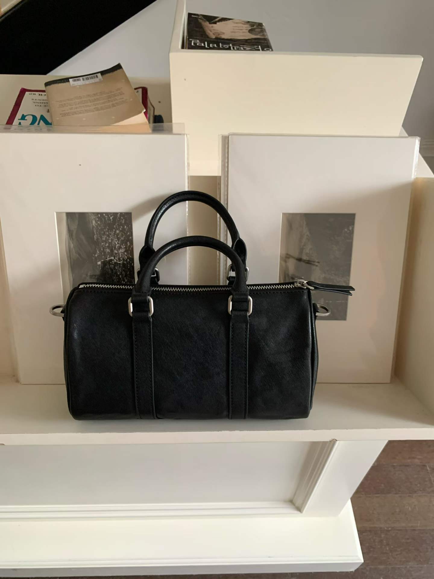 Women's Korean Vegetable Tanning Leather Pillow Genuine Women's Shoulder Bag