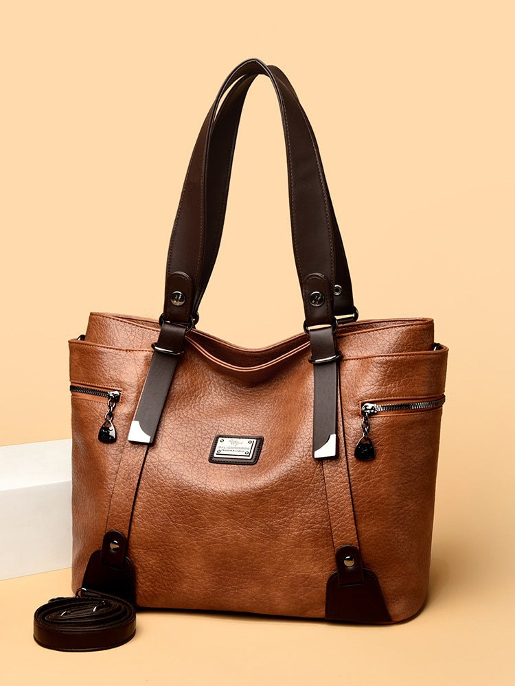 Women's Fashion Trendy Versatile Large Capacity Hand Women's Messenger Bag